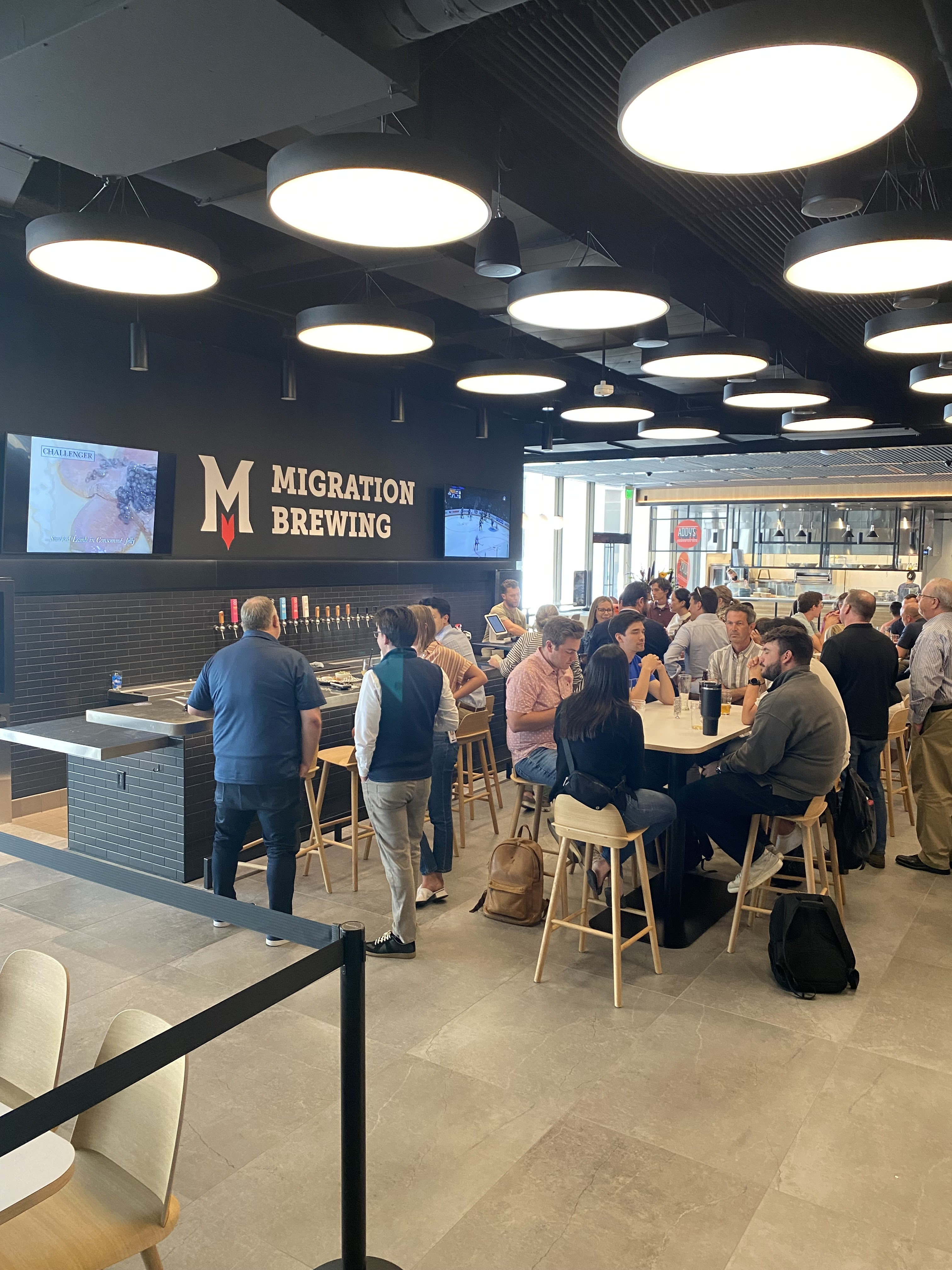 Migration Brewing Has Opened a Taproom Inside Downtown's Wells Fargo Center